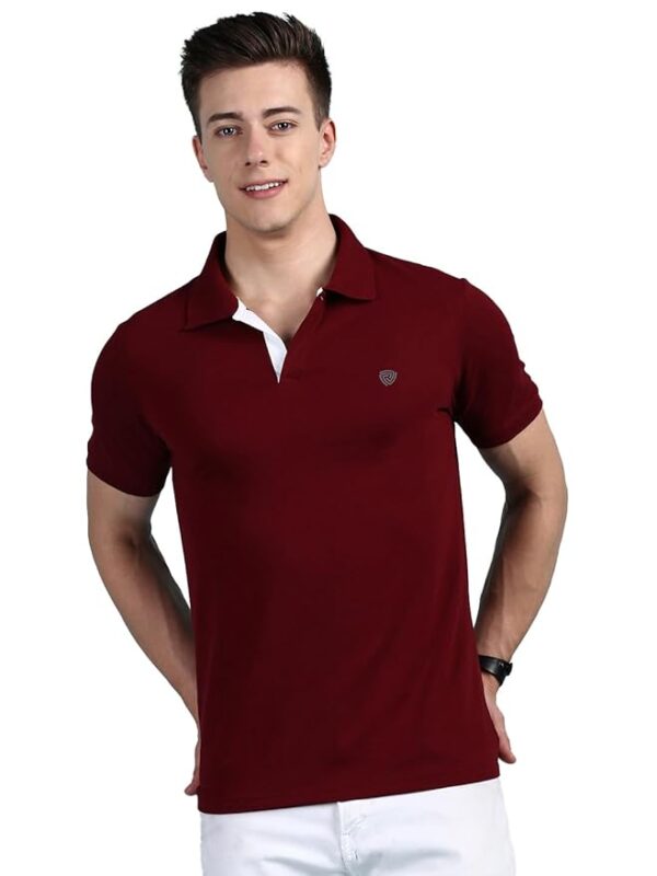 Men's cotton regular polo t-shirt-shirt